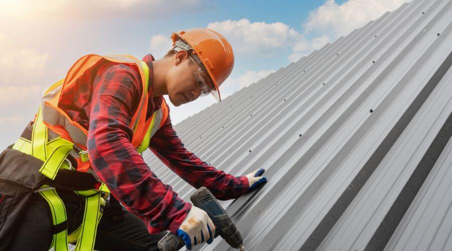 Professional metal roof installation in Port Bolivar, TX